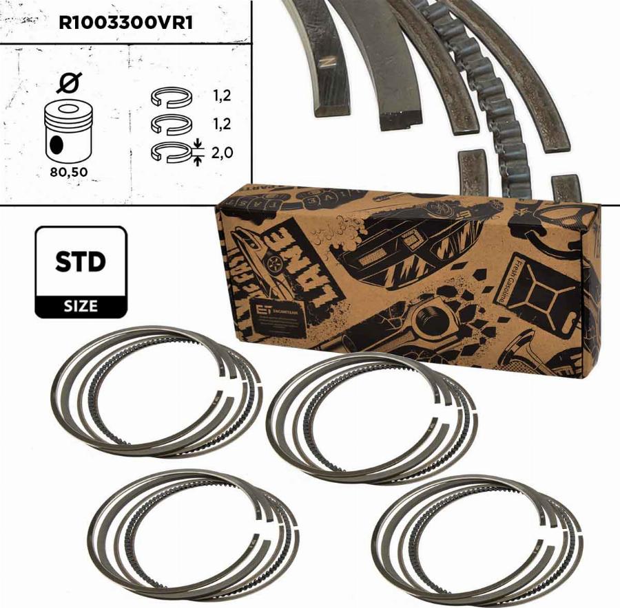 ET Engineteam R1003300VR1 - Kit fasce elastiche autozon.pro