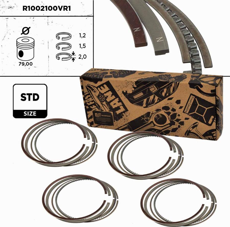 ET Engineteam R1002100VR1 - Kit fasce elastiche autozon.pro