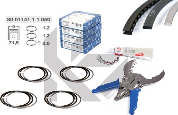 ET Engineteam R1010650KS - Kit fasce elastiche autozon.pro