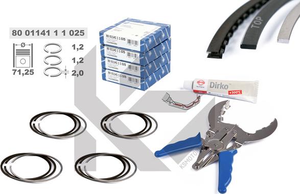 ET Engineteam R1010625KS - Kit fasce elastiche autozon.pro