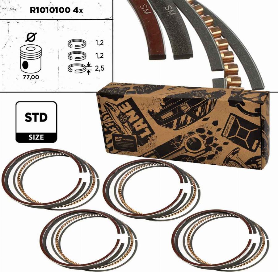 ET Engineteam R1010100VR1 - Kit fasce elastiche autozon.pro