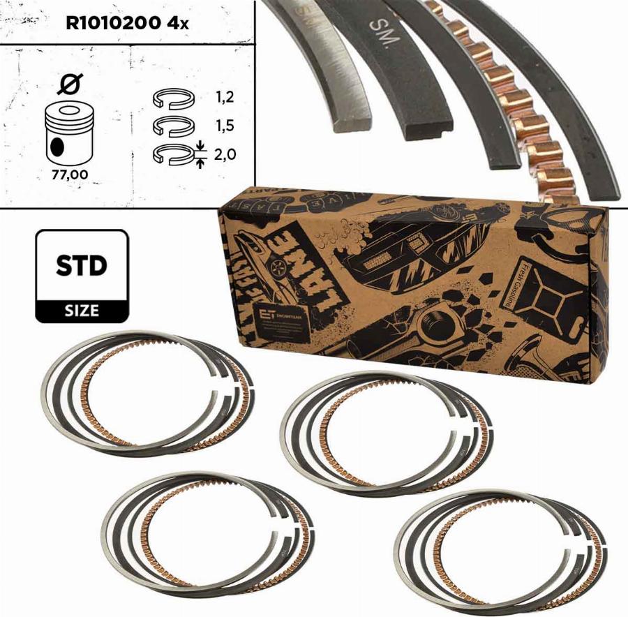 ET Engineteam R1010200VR1 - Kit fasce elastiche autozon.pro