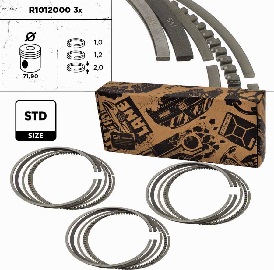 ET Engineteam R1012000VR1 - Kit fasce elastiche autozon.pro