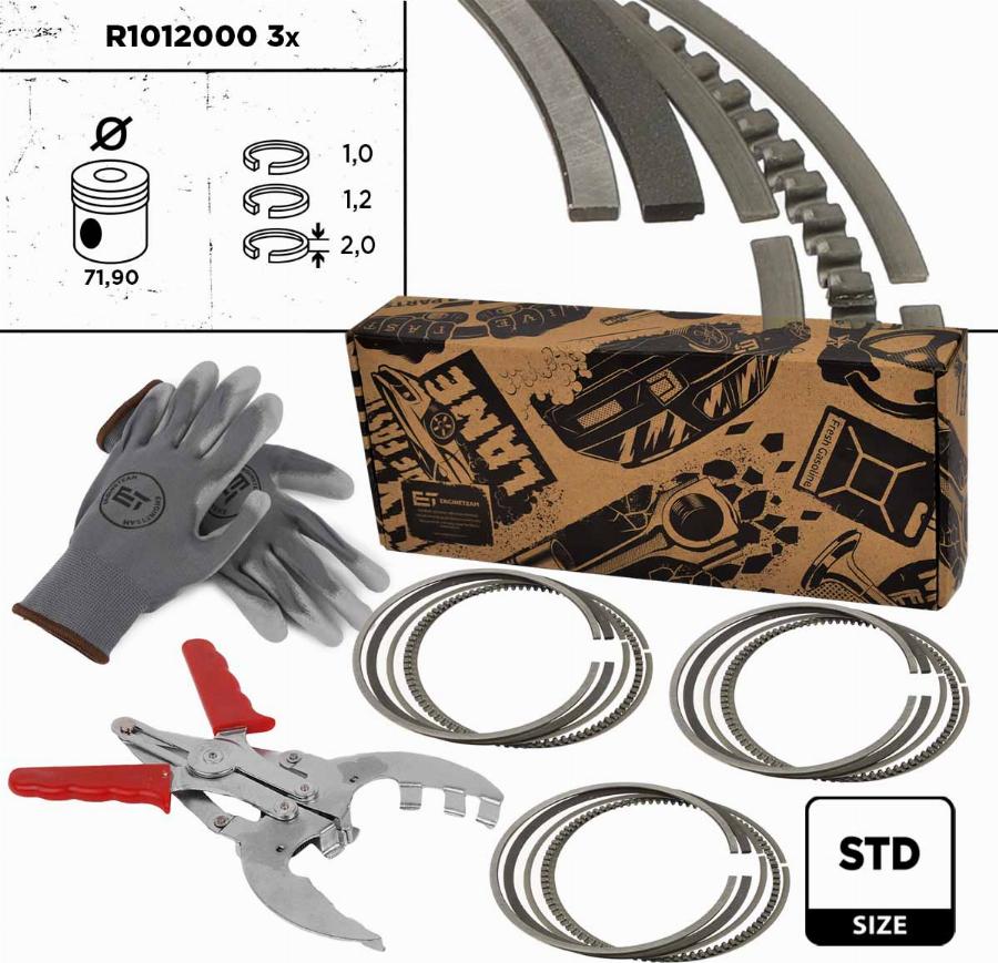 ET Engineteam R1012000VR2 - Kit fasce elastiche autozon.pro