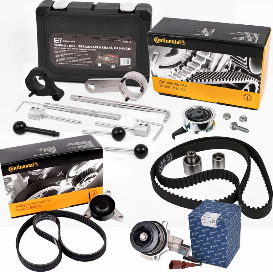 ET Engineteam RM0016VR3 - Pompa acqua + Kit cinghie dentate autozon.pro