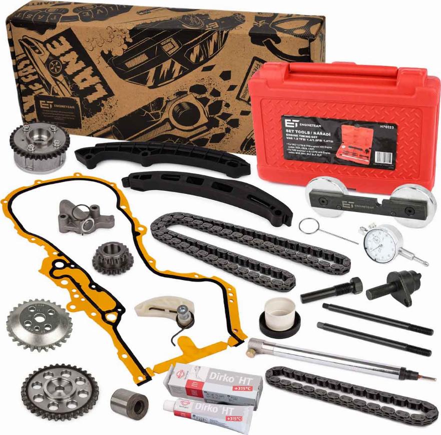 ET Engineteam RS0049VR14 - Kit catena distribuzione autozon.pro