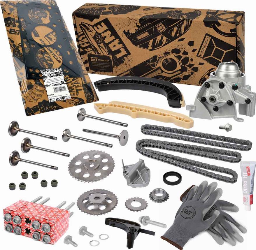 ET Engineteam RS0086VR1 - Kit catena distribuzione autozon.pro