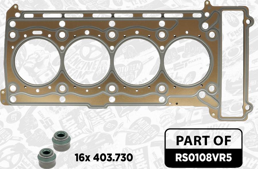 ET Engineteam RS0108VR5 - Kit catena distribuzione autozon.pro