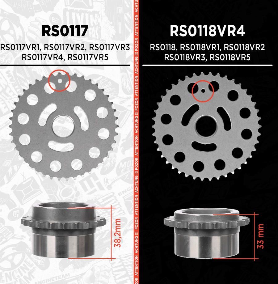 ET Engineteam RS0118VR4 - Kit catena distribuzione autozon.pro