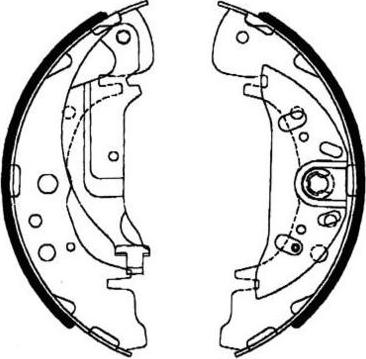 E.T.F. 09-0583 - Kit ganasce freno autozon.pro