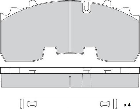 E.T.F. 12-5336 - Kit pastiglie freno, Freno a disco autozon.pro