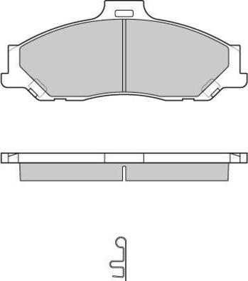 Akebono AN-8154WKE - Kit pastiglie freno, Freno a disco autozon.pro