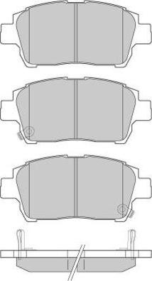 BYD 4048015500 - Kit pastiglie freno, Freno a disco autozon.pro