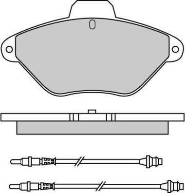 E.T.F. 12-0565 - Kit pastiglie freno, Freno a disco autozon.pro