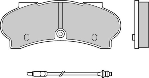 E.T.F. 12-0524 - Kit pastiglie freno, Freno a disco autozon.pro