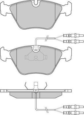 Magneti Marelli 363702160261 - Kit pastiglie freno, Freno a disco autozon.pro