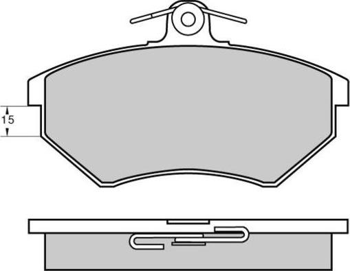 HELLA T5021 - Kit pastiglie freno, Freno a disco autozon.pro