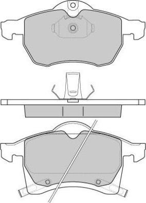 G.U.D. GBP068302 - Kit pastiglie freno, Freno a disco autozon.pro