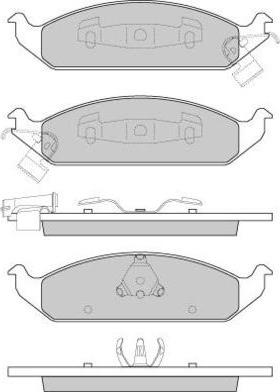 ACDelco AC0581519D - Kit pastiglie freno, Freno a disco autozon.pro