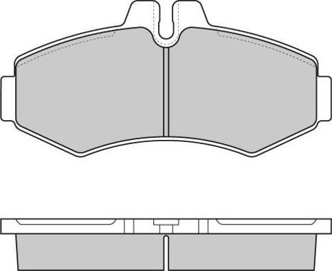 Mercedes-Benz 0034200120 - Kit pastiglie freno, Freno a disco autozon.pro