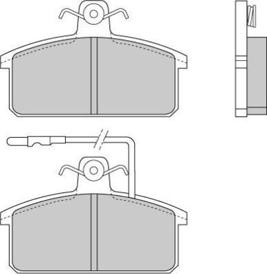 BENDIX 571453 - Kit pastiglie freno, Freno a disco autozon.pro