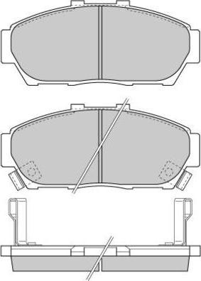 Aisin SS429-S - Kit pastiglie freno, Freno a disco autozon.pro