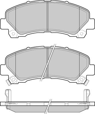 BENDIX 573467B - Kit pastiglie freno, Freno a disco autozon.pro