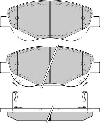 HELLA T1904 - Kit pastiglie freno, Freno a disco autozon.pro