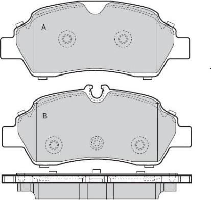 FIT FP1775 - Kit pastiglie freno, Freno a disco autozon.pro