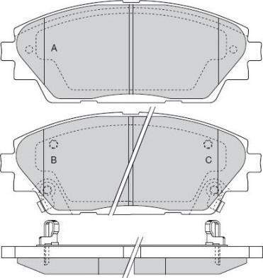 ATE 605658 - Kit pastiglie freno, Freno a disco autozon.pro