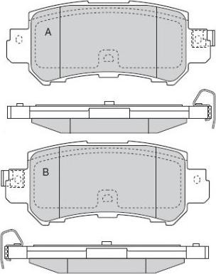 ATE 605664 - Kit pastiglie freno, Freno a disco autozon.pro