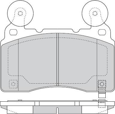 E.T.F. 12-1578 - Kit pastiglie freno, Freno a disco autozon.pro