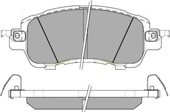 ATE 605674 - Kit pastiglie freno, Freno a disco autozon.pro