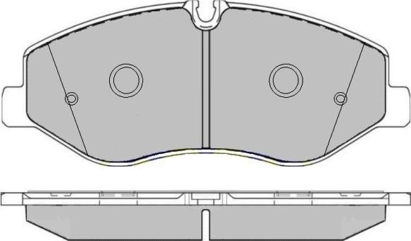 BENDIX 511231 - Kit pastiglie freno, Freno a disco autozon.pro