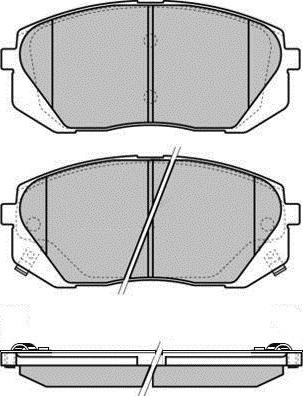 HELLA T2061 - Kit pastiglie freno, Freno a disco autozon.pro