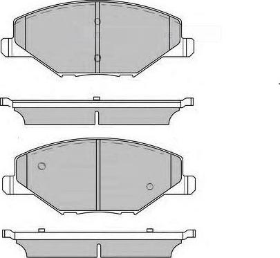 BENDIX 57PC2545 - Kit pastiglie freno, Freno a disco autozon.pro