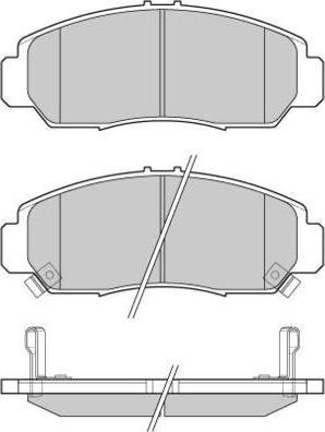 Ashuki 50-04-491 - Kit pastiglie freno, Freno a disco autozon.pro