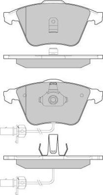 E.T.F. 12-1081 - Kit pastiglie freno, Freno a disco autozon.pro