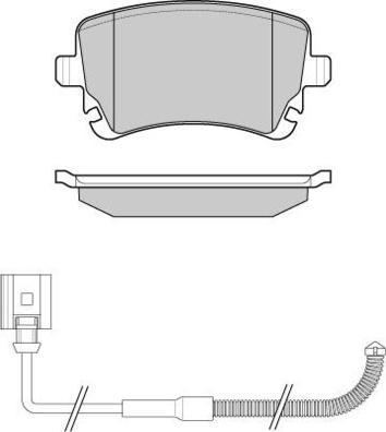 E.T.F. 12-1087 - Kit pastiglie freno, Freno a disco autozon.pro