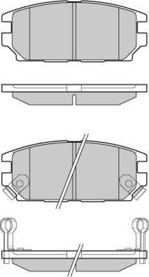 E.T.F. 12-1034 - Kit pastiglie freno, Freno a disco autozon.pro