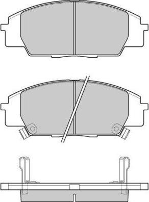 Ashuki 1080-5504A - Kit pastiglie freno, Freno a disco autozon.pro