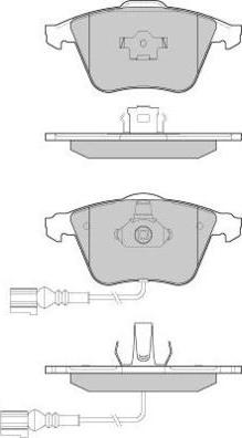 E.T.F. 12-1136 - Kit pastiglie freno, Freno a disco autozon.pro