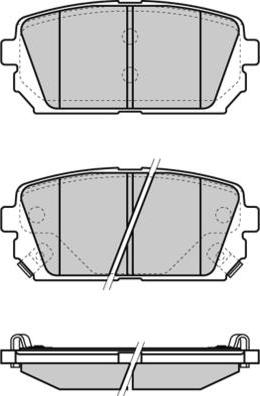 Akebono AN-8192WK - Kit pastiglie freno, Freno a disco autozon.pro