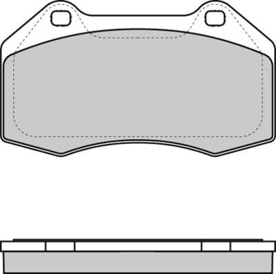 Alpine 41060-8131R - Kit pastiglie freno, Freno a disco autozon.pro