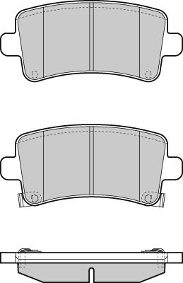 ACDelco 19372236 - Kit pastiglie freno, Freno a disco autozon.pro