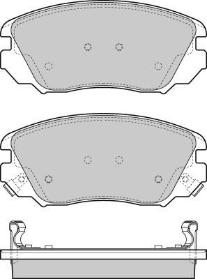 Valeo 671047 - Kit pastiglie freno, Freno a disco autozon.pro