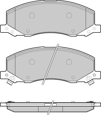 E.T.F. 12-1378 - Kit pastiglie freno, Freno a disco autozon.pro