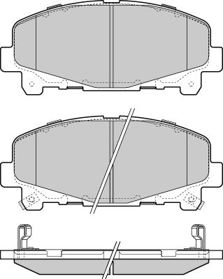 HELLA T1762 - Kit pastiglie freno, Freno a disco autozon.pro