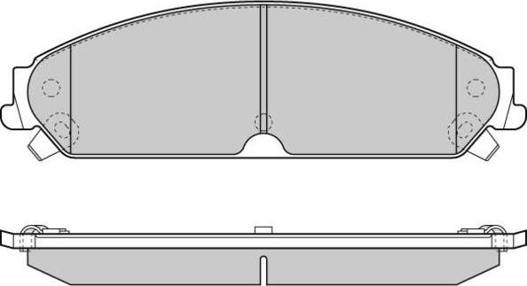 E.T.F. 12-1277 - Kit pastiglie freno, Freno a disco autozon.pro