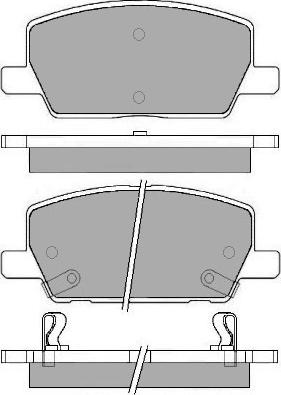 Opel 84720014 - Kit pastiglie freno, Freno a disco autozon.pro